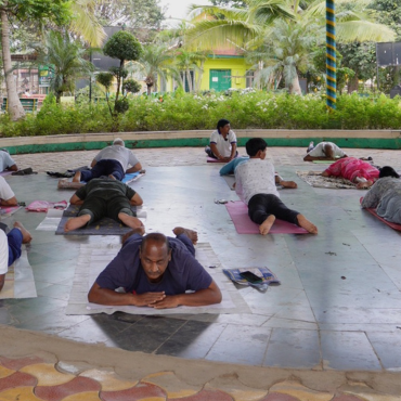 Yoga at SB Lake and Garden